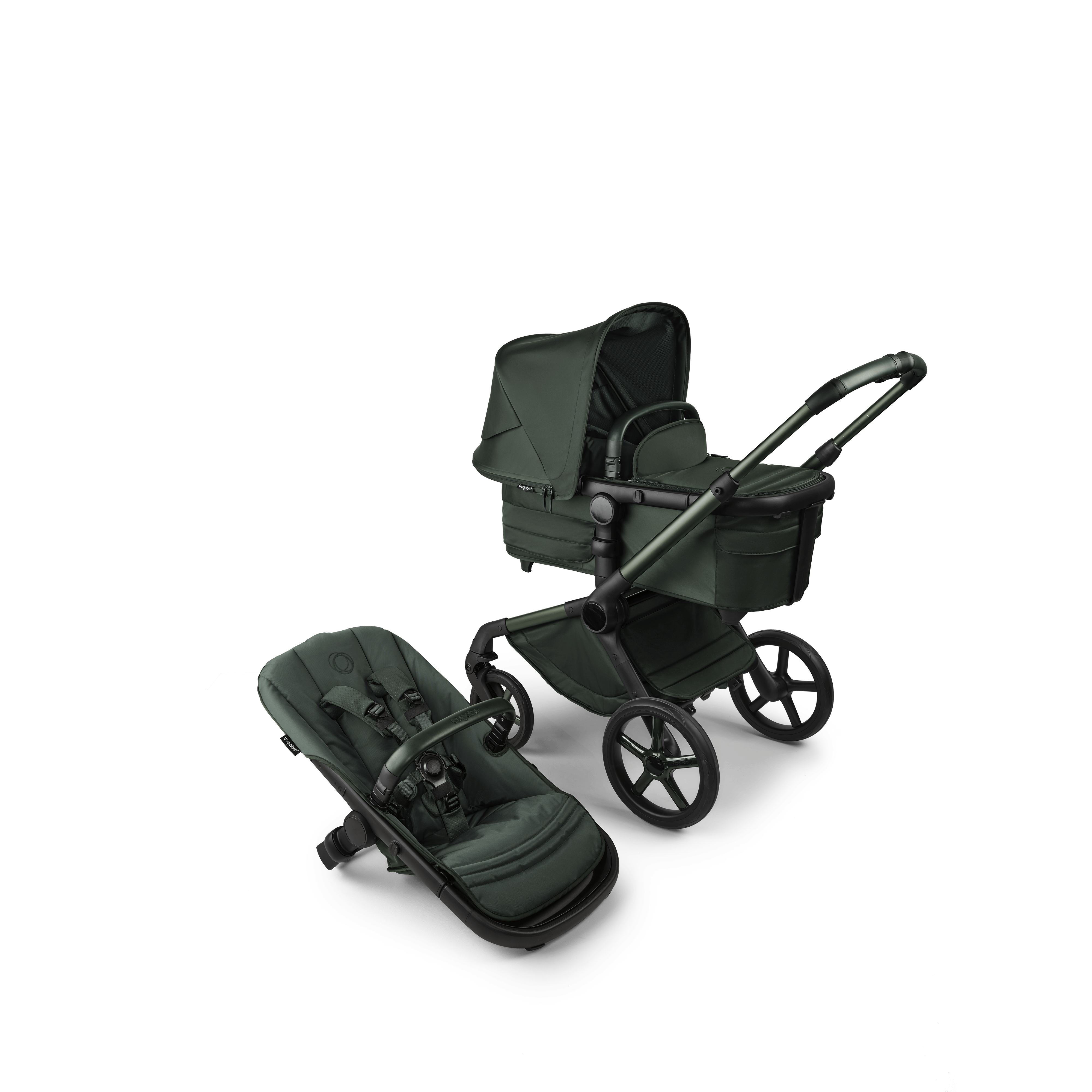 bugaboo fox 5 set Bugaboo Fox 5 Noir Limited Edition Midnight Green