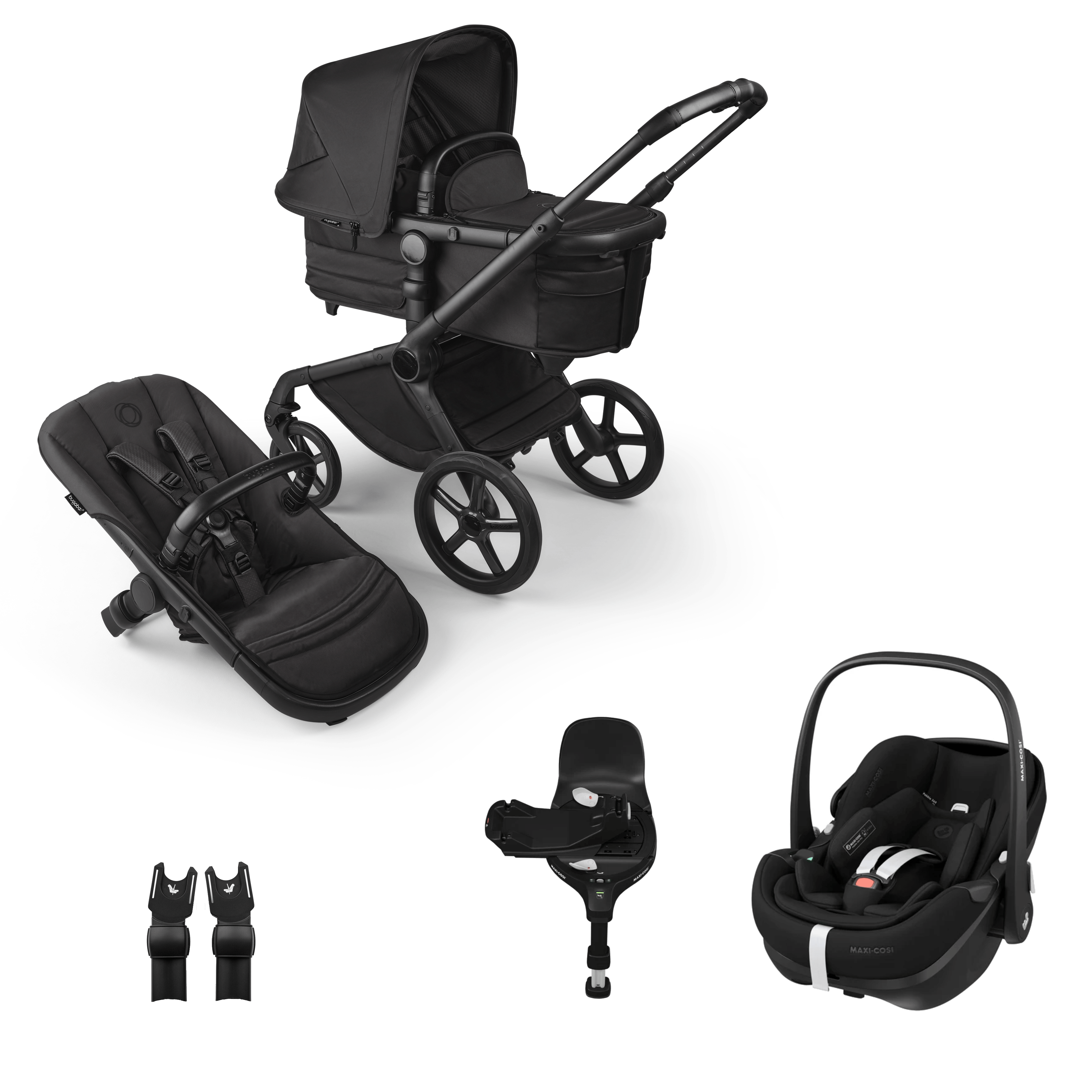 bugaboo fox 5 wheels Bugaboo Fox 5 Noir Limited Edition