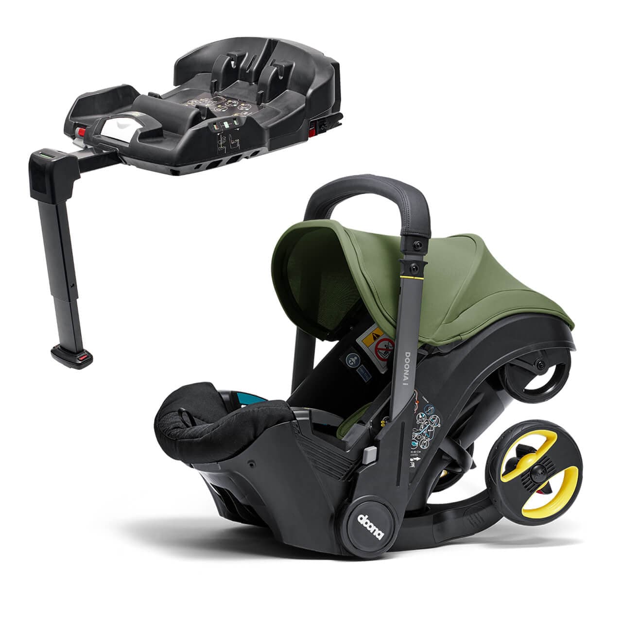 doona car seat stroller green Doona i Infant Car Seat & ISOFIX Base