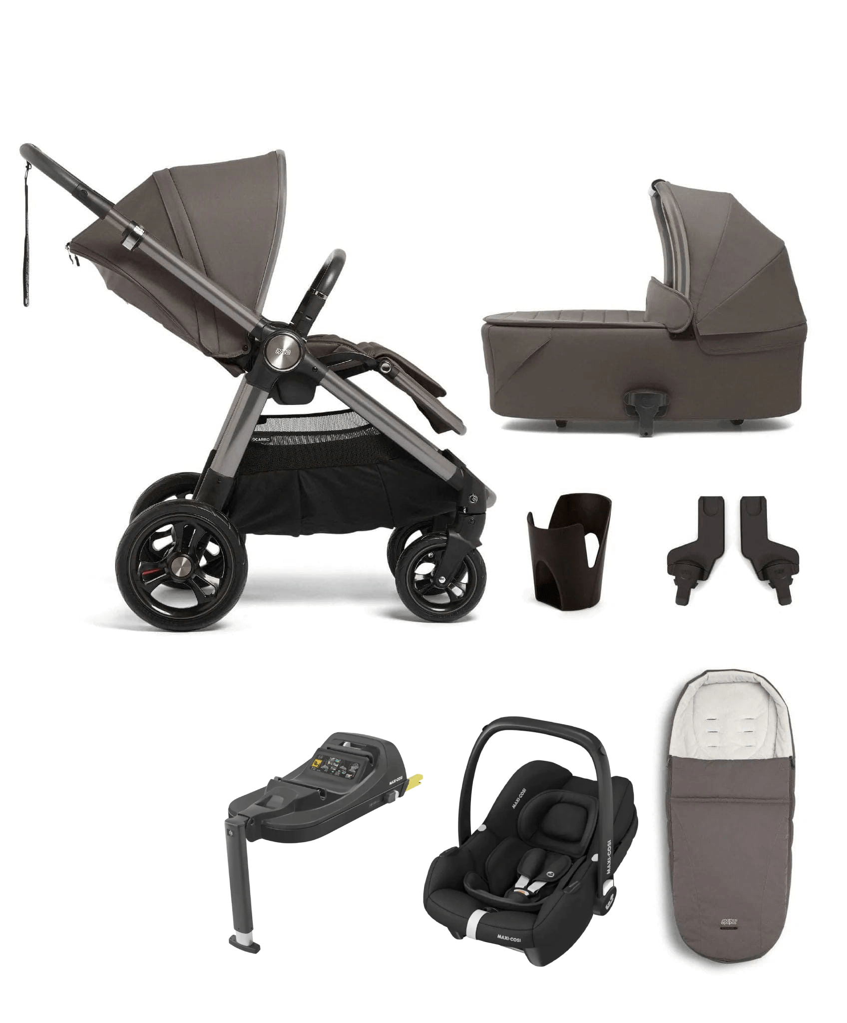 Mamas Papas Ocarro Cabriofix i Size Travel System Phantom