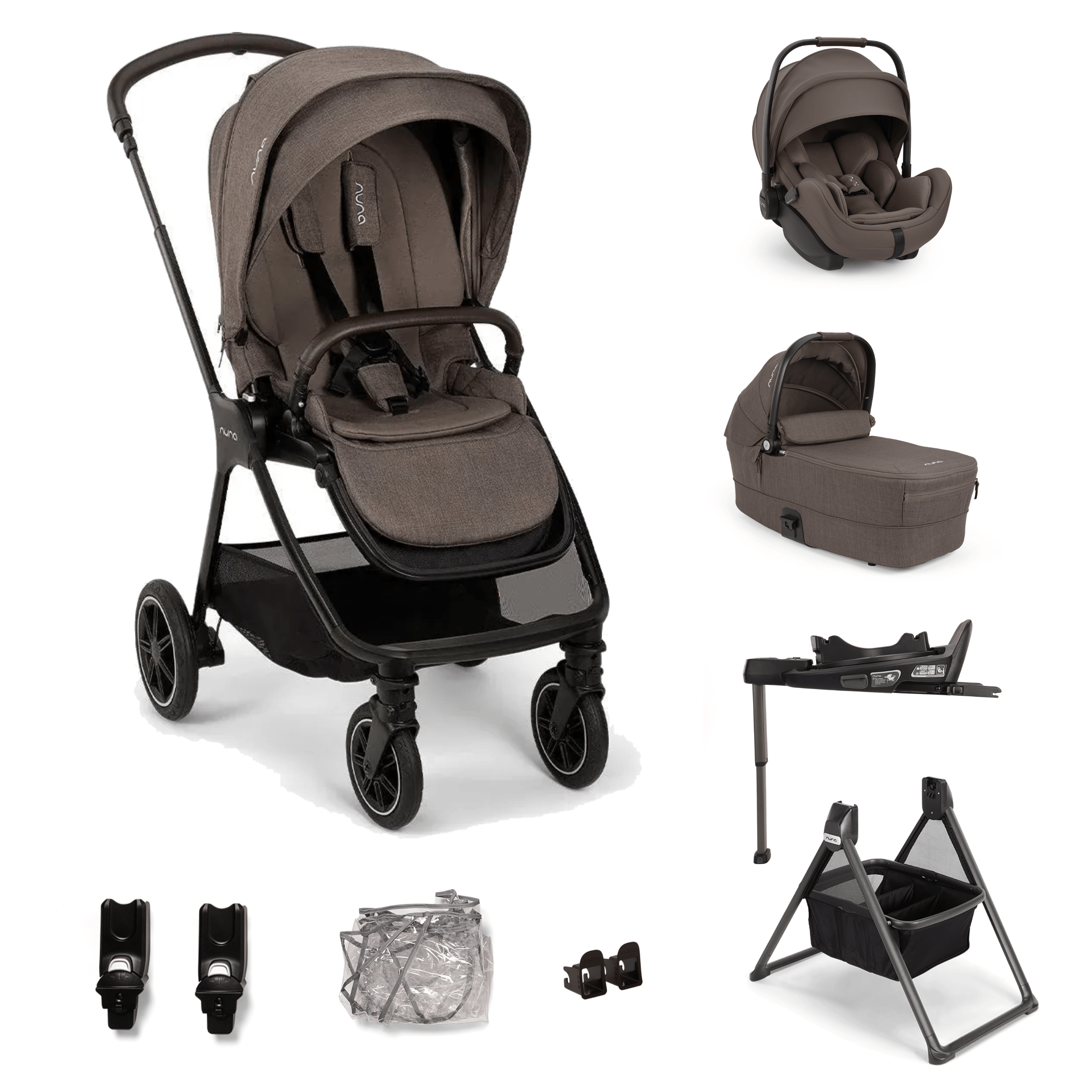 Nuna TRIV Next ARRA Flex Travel System Chestnut