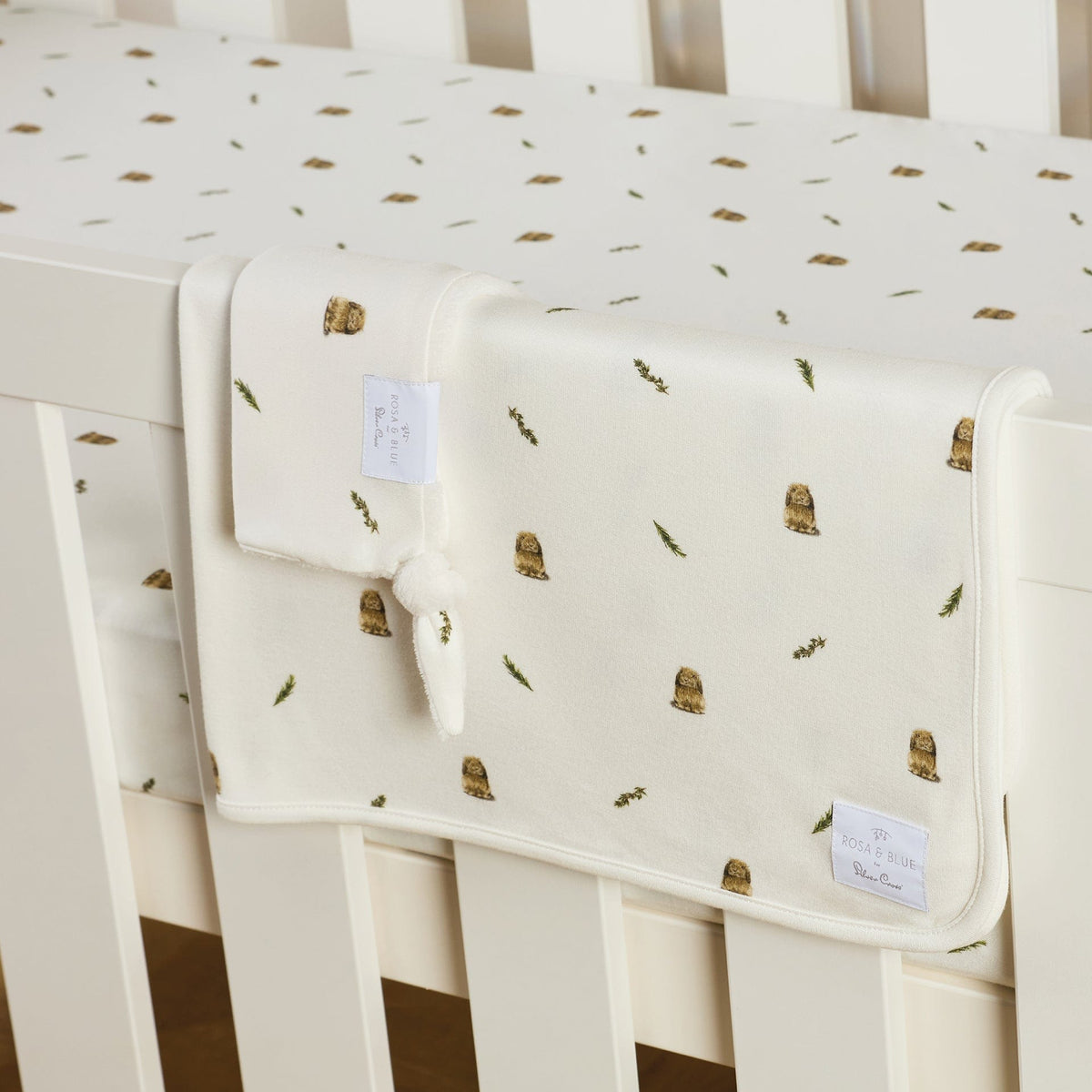 Silver Cross Cot Bed Starter Bedding Bundle Bunny Print UK Baby Centre