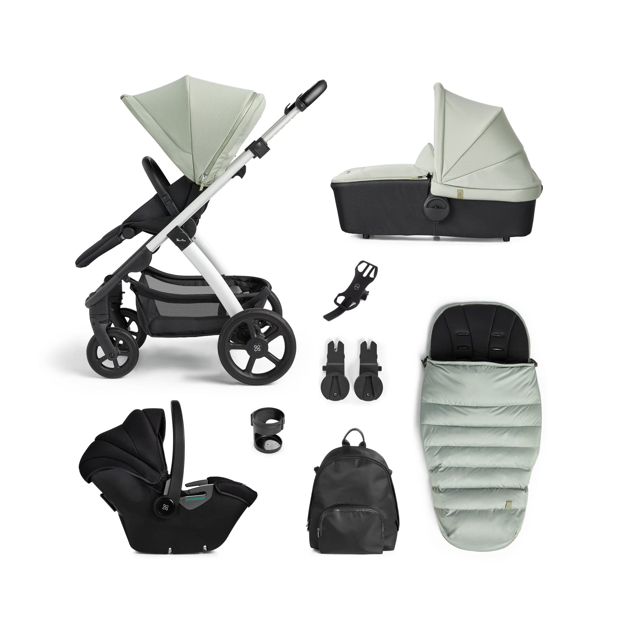 Silver Cross Tide, Dream iSize Essential Travel System Sage UK