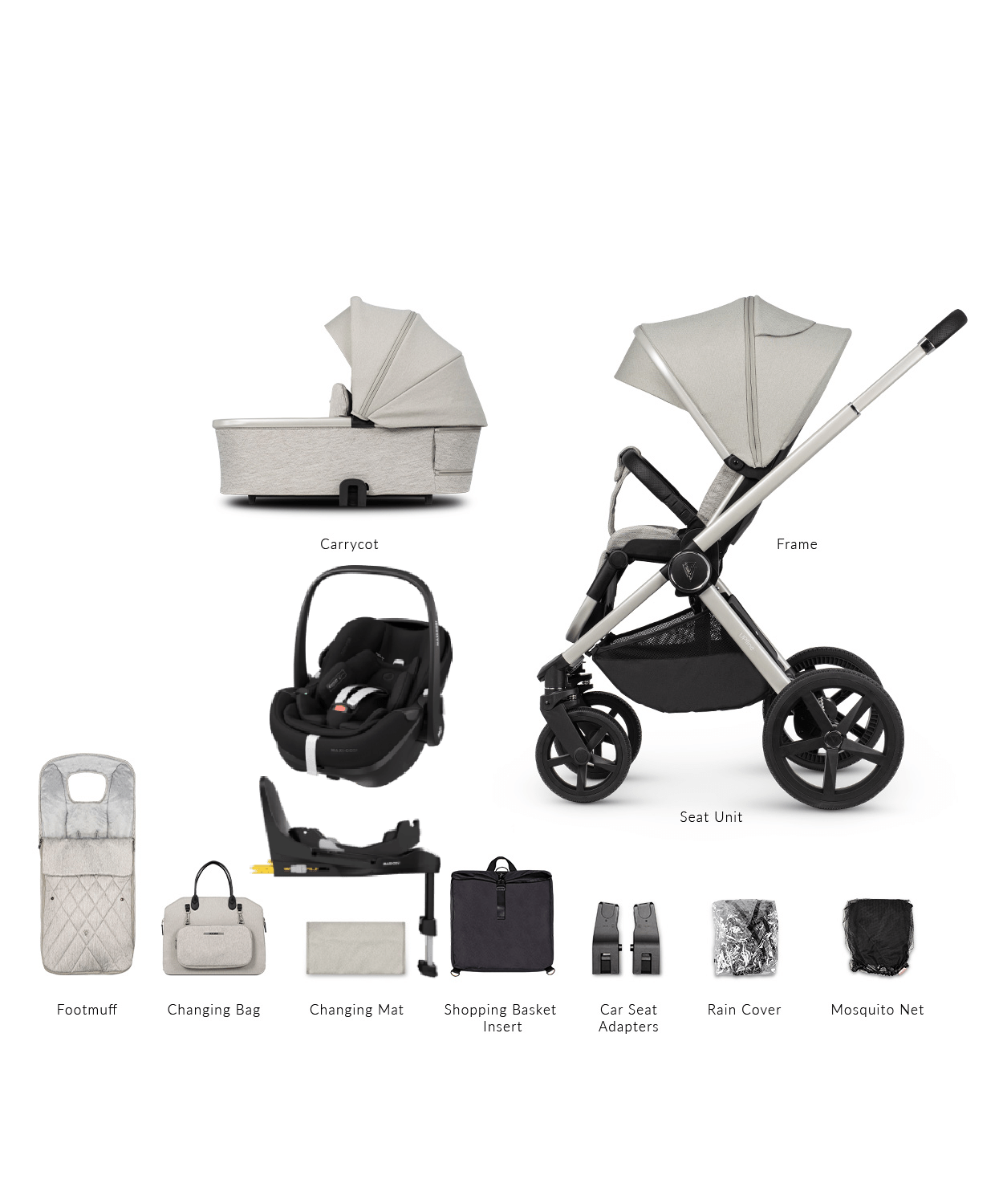 Venicci in Tinum UPLINE Pebble 360 PRO Travel System
