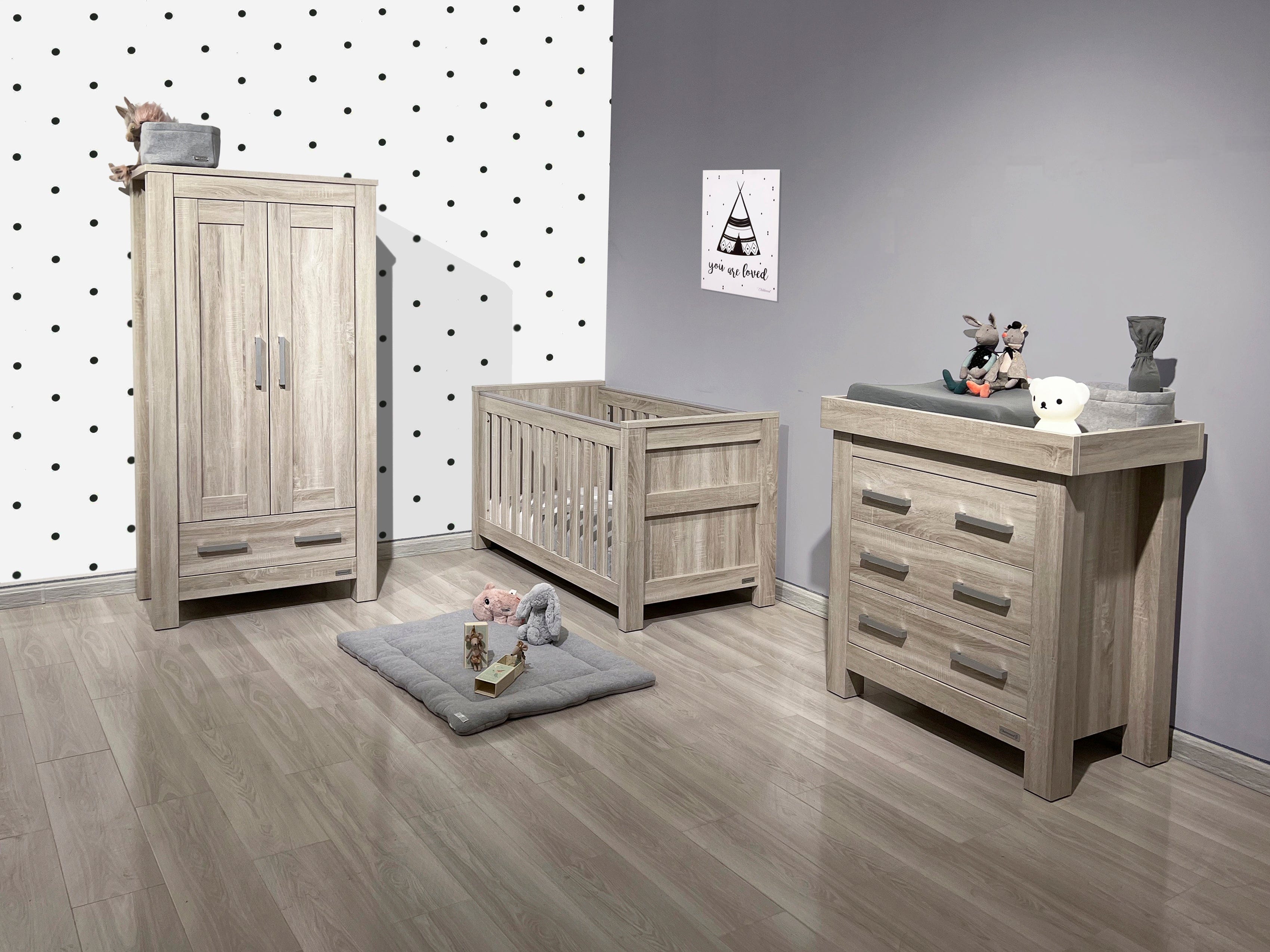 Furniture Set Babystyle Nursery Furniture Baby Style Bordeaux 3pc