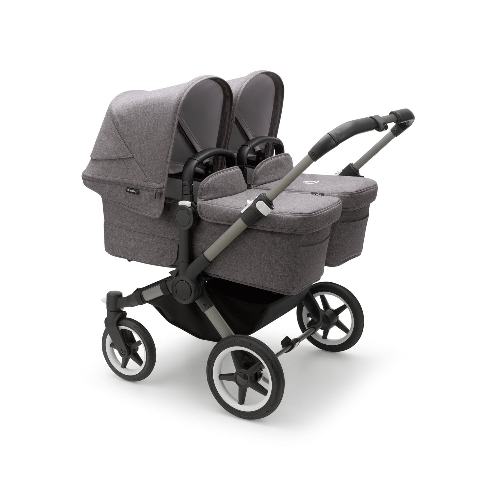 bugaboo donkey twin uk Bugaboo Donkey 5 Twin Pushchair Grey Melange
