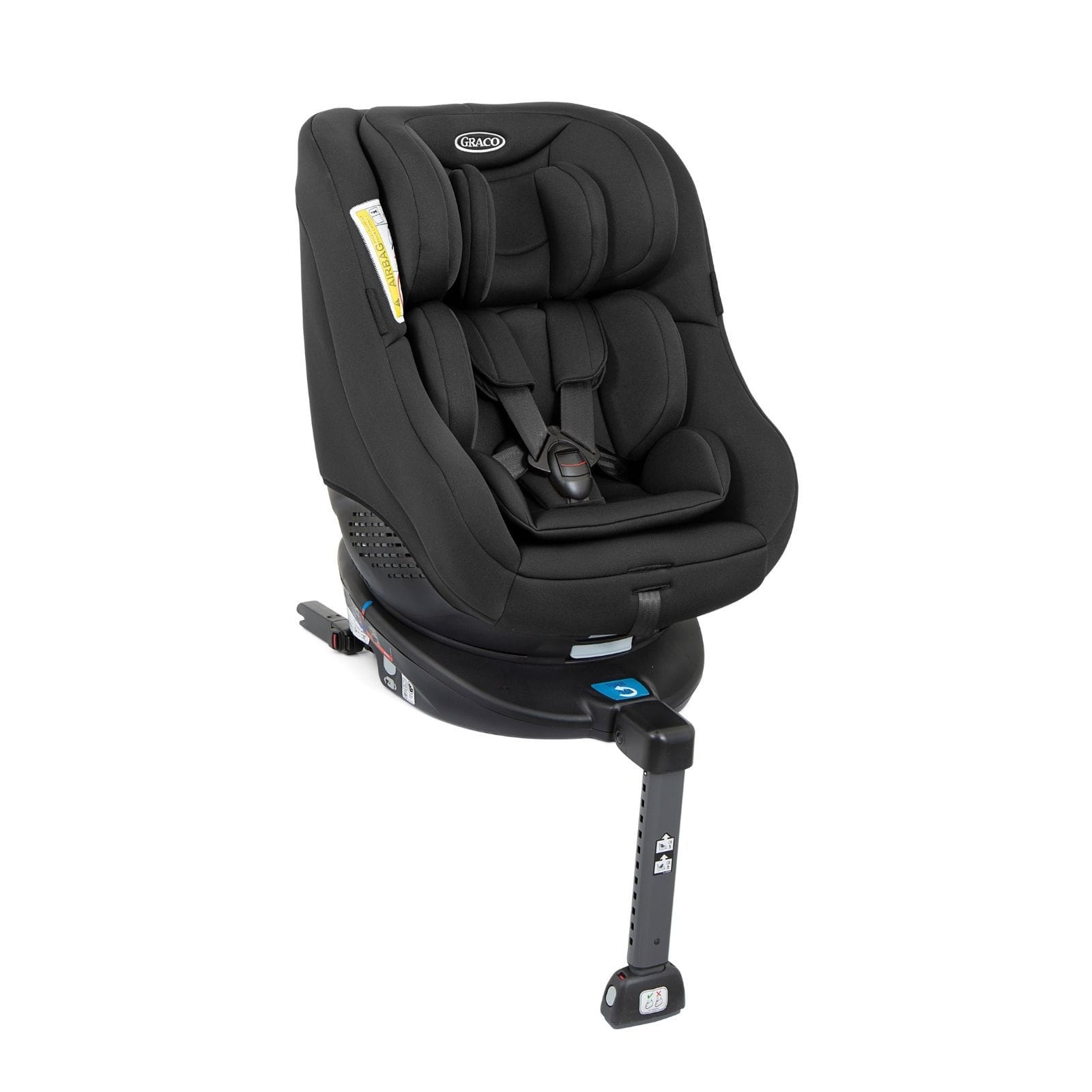 Graco Turn2Me R44 360° Rotating ISOFIX Car Seat Black – UK Baby