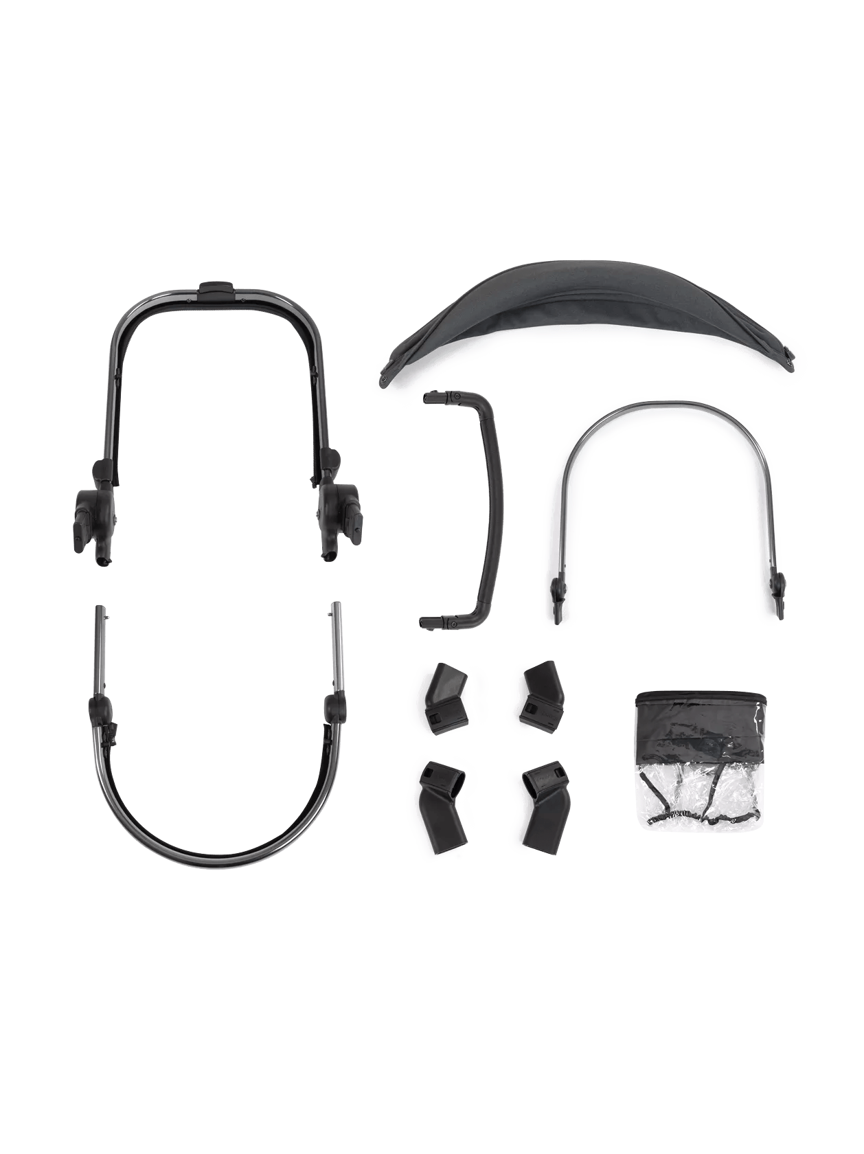 iCandy Peach Dark Grey 2nd Carrycot fabric