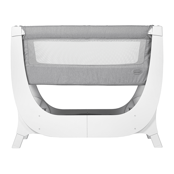 Shnuggle Air Bedside Crib Dove Grey UK Baby Centre