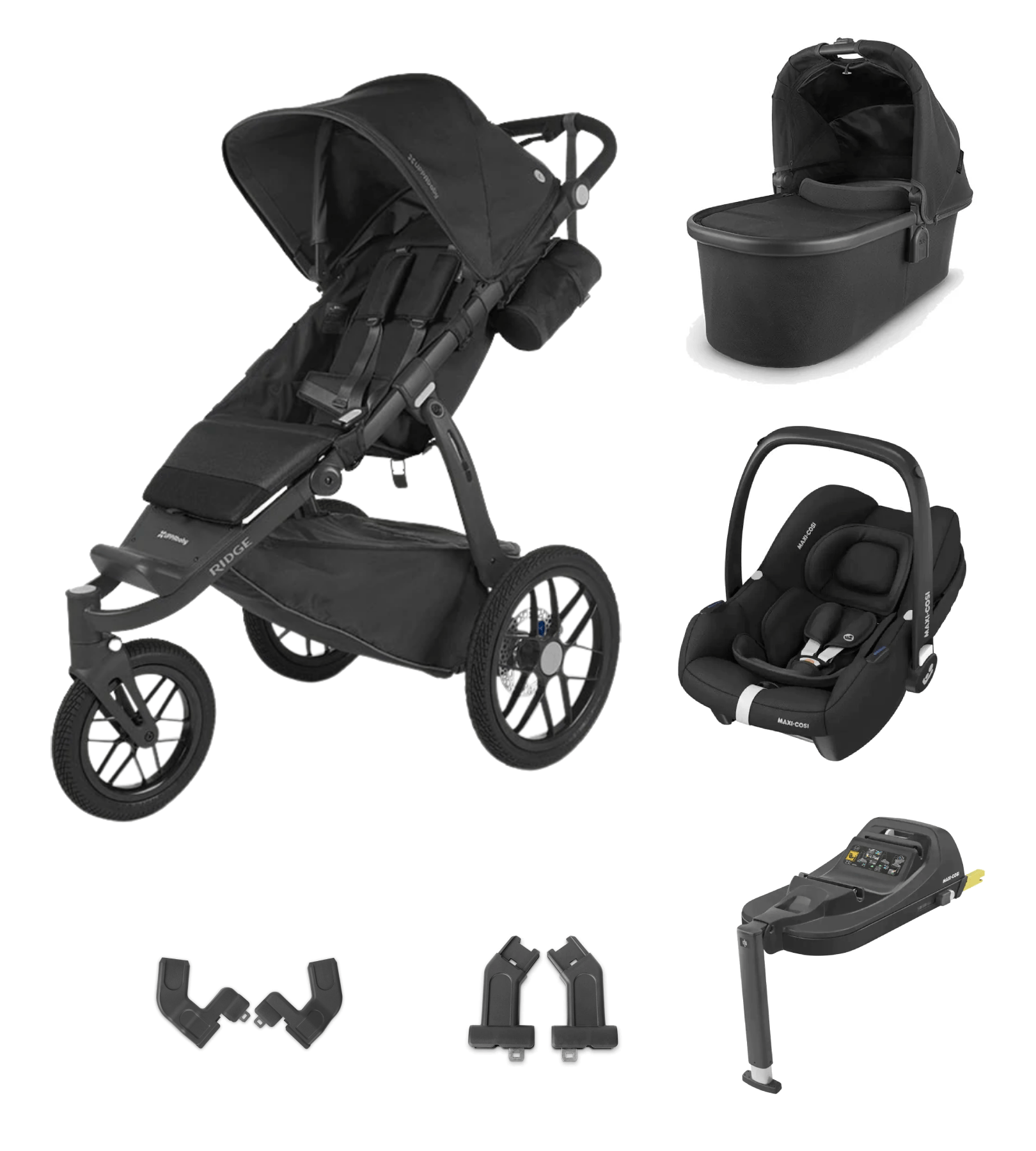 uppababy ridge with car seat UPPAbaby Ridge All-Terrain with Cabriofix i-Size Car Seat and Base