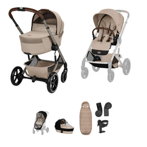 Cybex Balios S Lux Accessory Bundle - Almond Beige (2026)