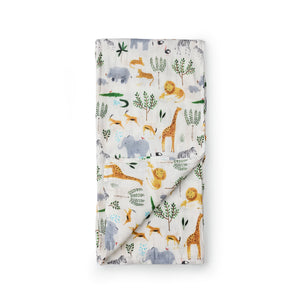 Loulou Lollipop Muslin Swaddle - Safari Jungle