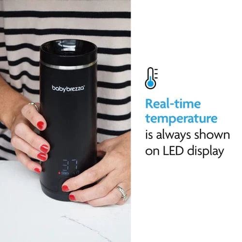Baby Brezza Food Maker Baby Brezza SuperFast Portable Bottle Warmer - All black