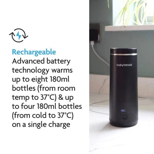 Baby Brezza Food Maker Baby Brezza SuperFast Portable Bottle Warmer - All black