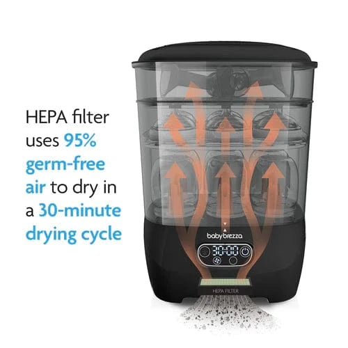 Baby Brezza Health & Hygiene Baby Brezza Sterilizer Dryer Advanced - All Black