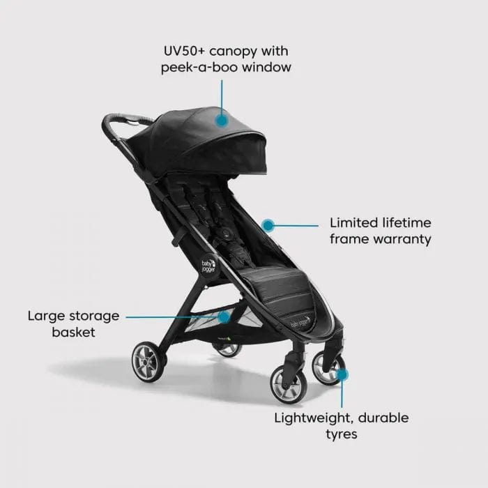 Baby Jogger compact strollers Baby Jogger City Tour 2 Bundle - Shadow Grey