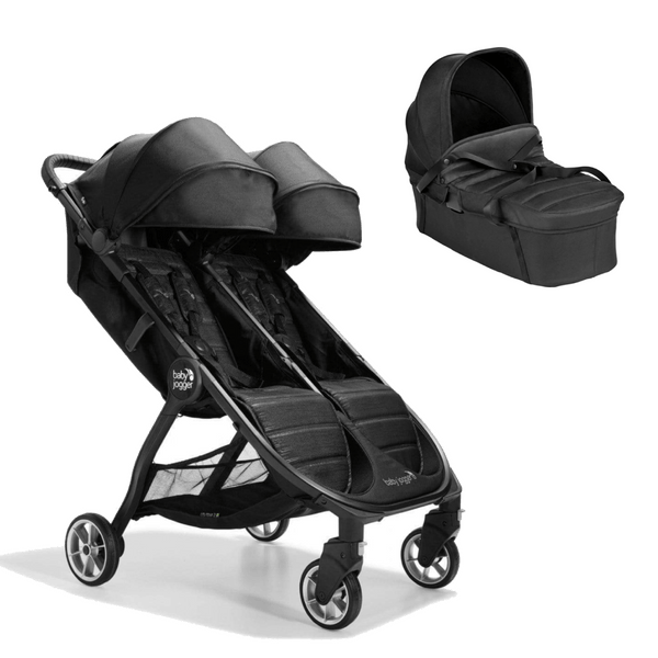 Baby Jogger double pushchairs Baby Jogger City Tour 2 Double Bundle - Pitch Black