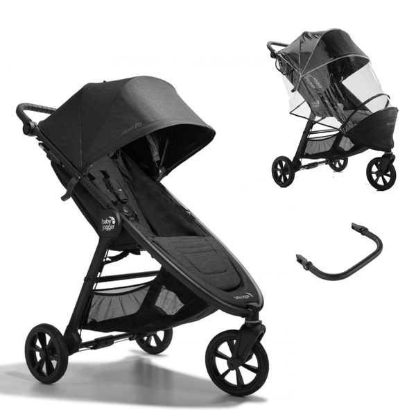 Baby Jogger Pushchairs Baby Jogger City Mini GT2 Bundle - Opulent Black