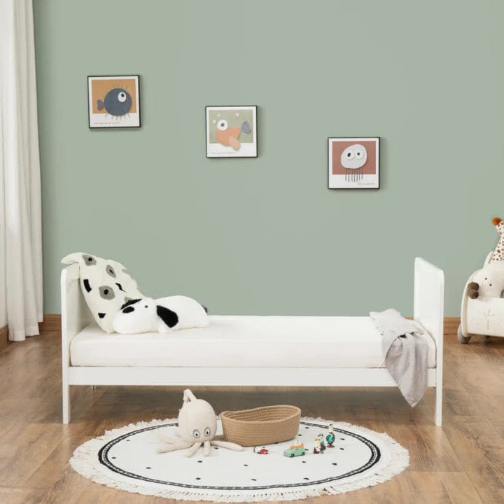 Babymore Cot Beds Babymore Caro Urban Cot Bed - White