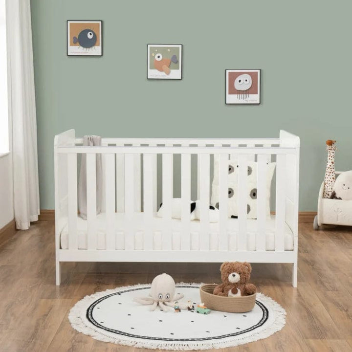 Babymore Cot Beds Babymore Caro Urban Cot Bed - White