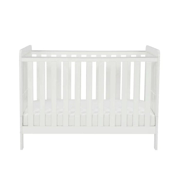 Babymore Cot Beds Babymore Caro Urban Mini Cot Bed - White