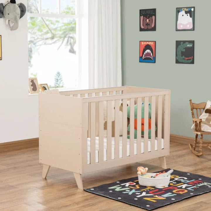 Babymore Cot Beds Babymore Dante Mini Cot Bed - Natural