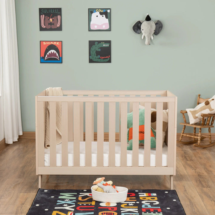 Babymore Cot Beds Babymore Dante Mini Cot Bed - Natural