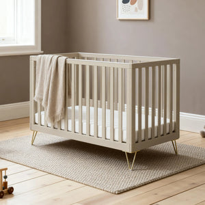 Babymore Cot Beds Babymore Kimi Cot Bed - Cashmere