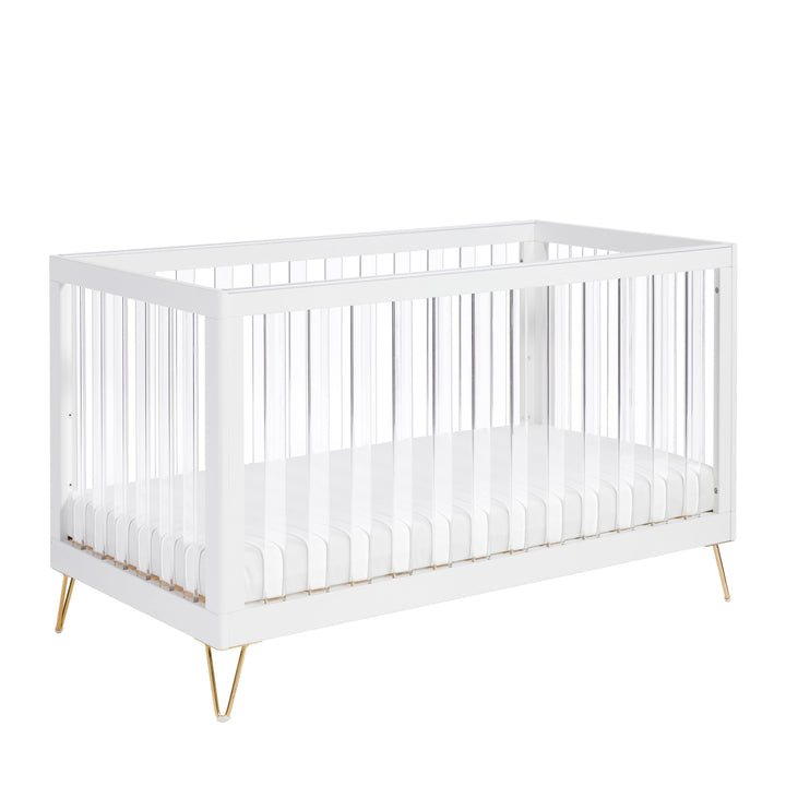 Babymore Cot Beds Babymore Kimi XL Cot Bed - Acrylic