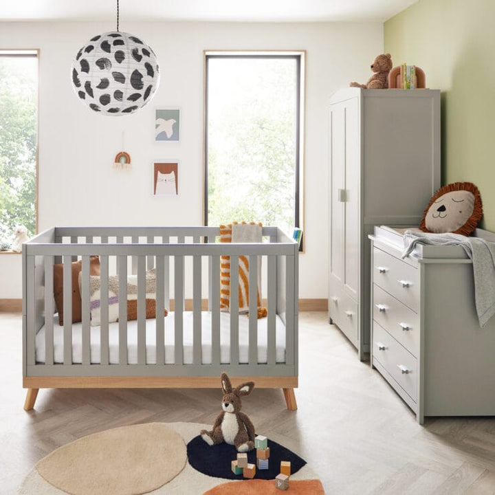 Babymore Furniture Sets Babymore Mona 3 Piece Room Set - Grey