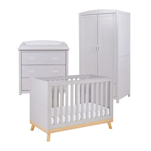 Babymore Furniture Sets Babymore Mona Mini 3 Piece Room Set - Grey