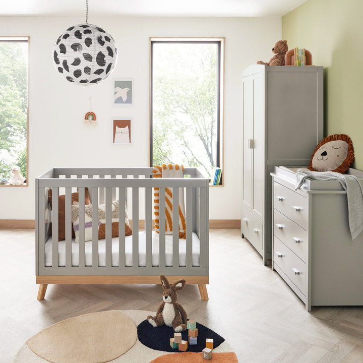 Babymore Furniture Sets Babymore Mona Mini 3 Piece Room Set - Grey