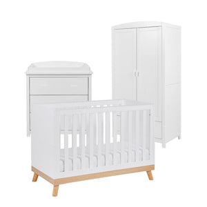 Babymore Furniture Sets Babymore Mona Mini 3 Piece Room Set - White