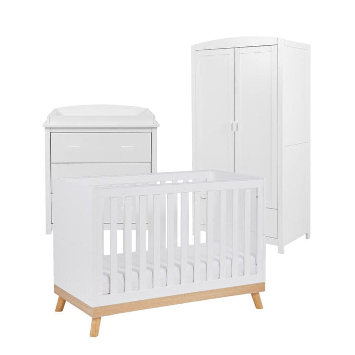 Babymore Furniture Sets Babymore Mona Mini 3 Piece Room Set - White