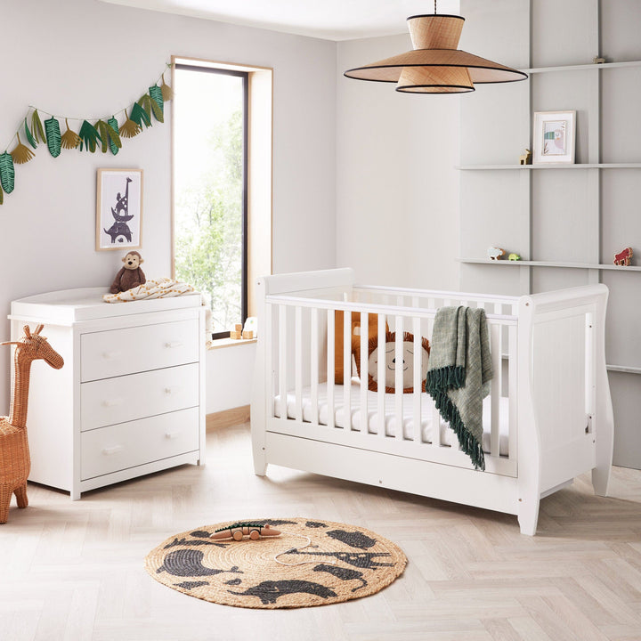 Babymore Furniture Sets Babymore Stella 2 Piece Room Set - White