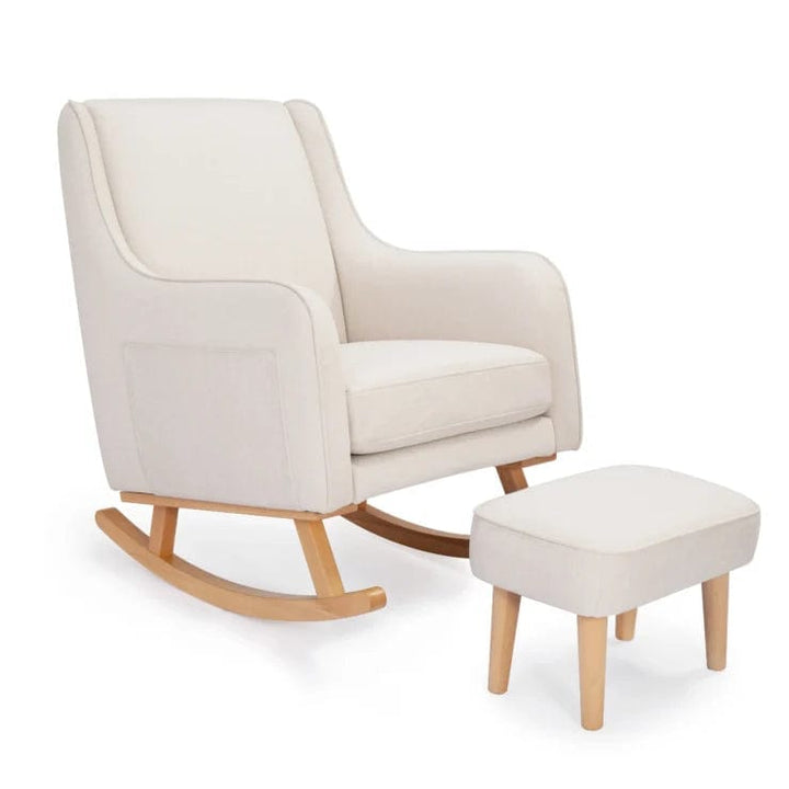 Babymore Nursery Furniture Babymore Ida Nursing Chair with Stool - Ivory