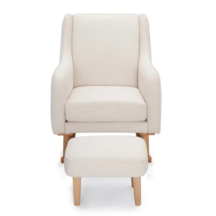 Babymore Nursery Furniture Babymore Ida Nursing Chair with Stool - Ivory