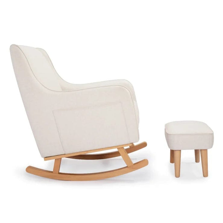 Babymore Nursery Furniture Babymore Ida Nursing Chair with Stool - Ivory