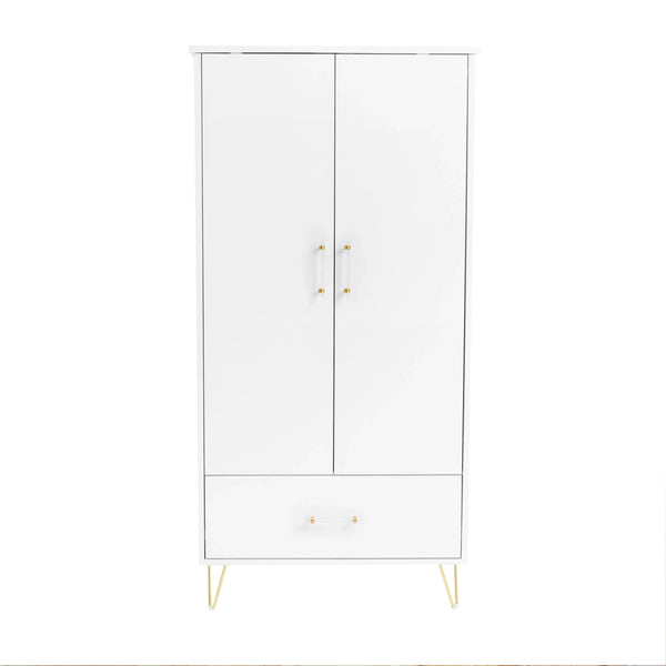 Babymore Nursery Furniture Babymore Kimi Nursery Wardrobe - Acrylic