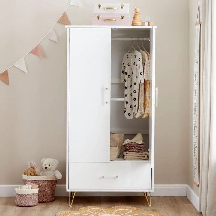 Babymore Nursery Furniture Babymore Kimi Nursery Wardrobe - Acrylic