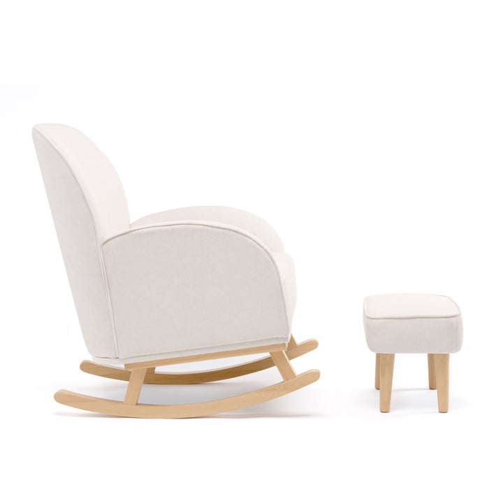 Babymore Nursing Chairs Babymore Freya Nursing Chair with Stool - Cream