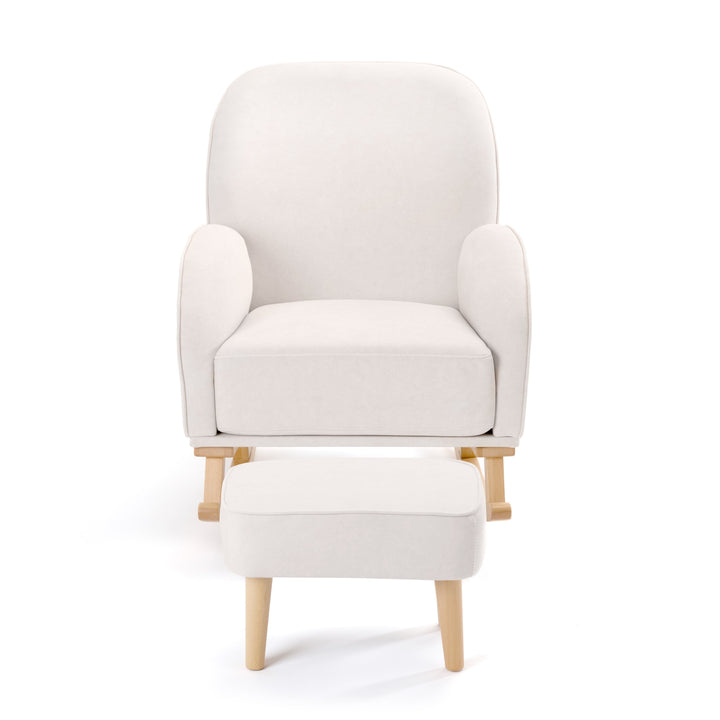 Babymore Nursing Chairs Babymore Freya Nursing Chair with Stool - Cream