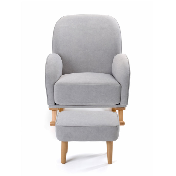 Babymore Nursing Chairs Babymore Freya Nursing Chair with Stool - Grey