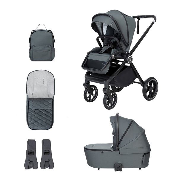 Babymore Prams & Pushchairs Babymore Kai Pram & Pushchair - Forest Grey