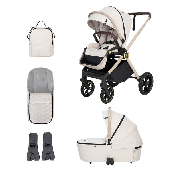 Babymore Prams & Pushchairs Babymore Kai Pram & Pushchair - Sandstone