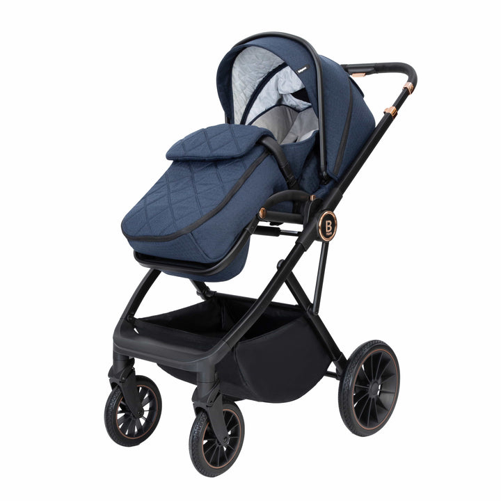 Babymore Pushchairs Babymore Chia Pram & Pushchair - Midnight Blue