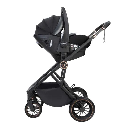 Babymore Travel Systems Babymore Chia, (Pecan) Travel System - Midnight Blue