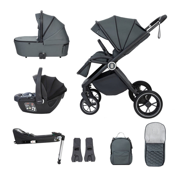 Babymore Travel Systems Babymore Kai, (Coco) Travel System - Forest Grey