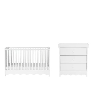 Bebe & Beyond Furniture Sets Bebe & Beyond Dancer (2 Piece) Room Set - White