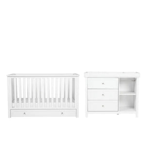 Bebe & Beyond Furniture Sets Bebe & Beyond Wanderer (2 Piece) Room Set - White